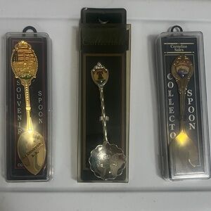 Souvenir Collectible Spoons – Washington D.C., Philadelphia & New Orleans